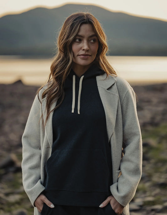 The Normal Brand Women's Puremeso Everyday Hoodie, Emerald