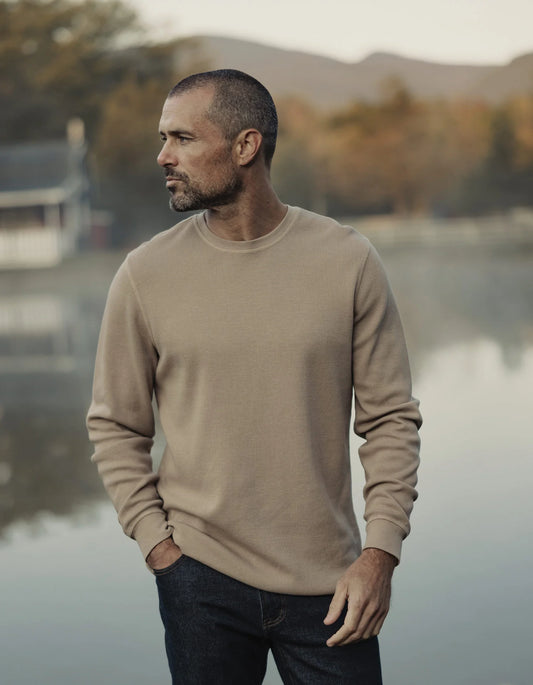 The Normal Brand Men's Vintage Thermal Crew - Multiple Options