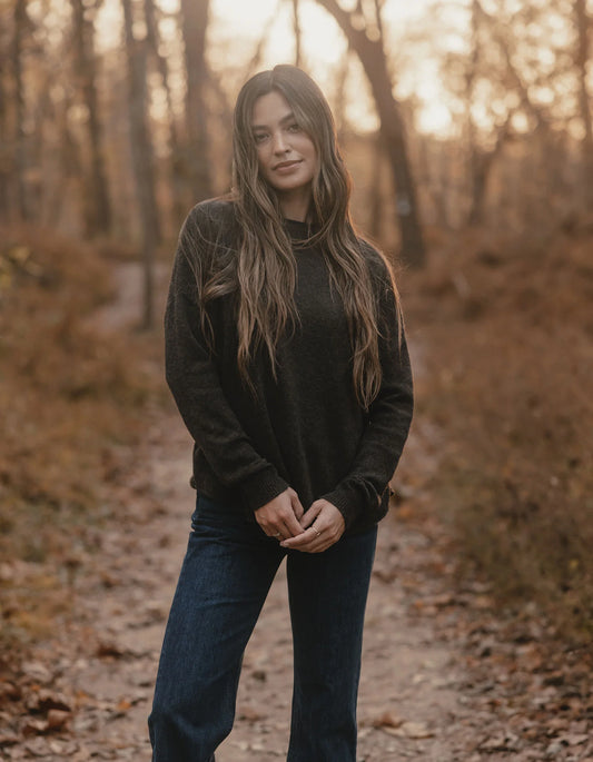 The Normal Brand Women's Marianna Crewneck Sweater, Umber