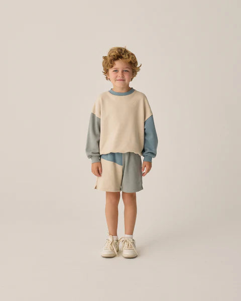 Rylee + Cru Boxing Short, Eucalyptus