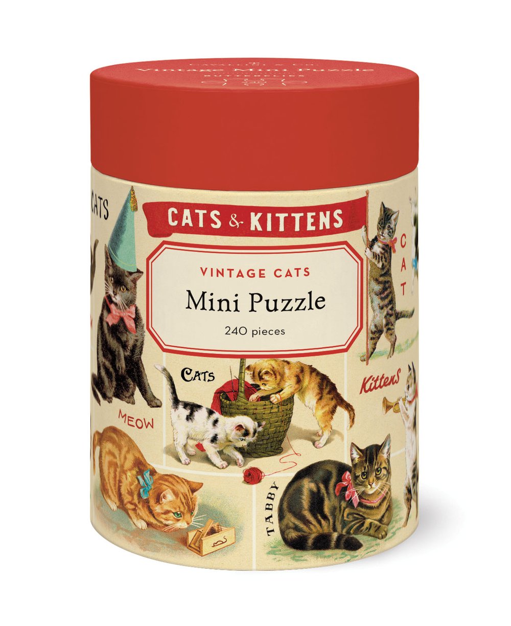 Cavallini & Co. 240 Piece Vintage Print Mini Puzzles - Multiple Options