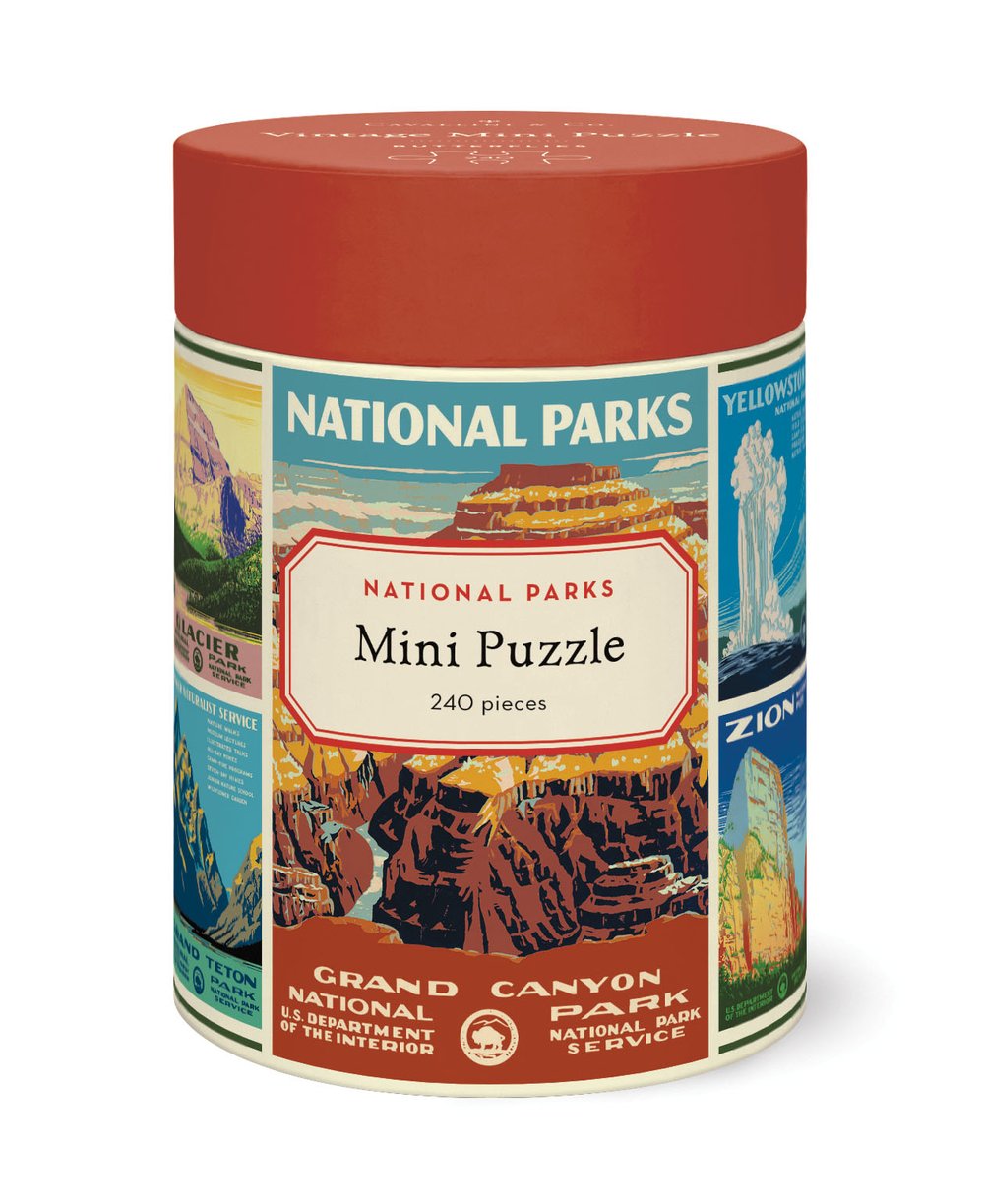 Cavallini & Co. 240 Piece Vintage Print Mini Puzzles - Multiple Options