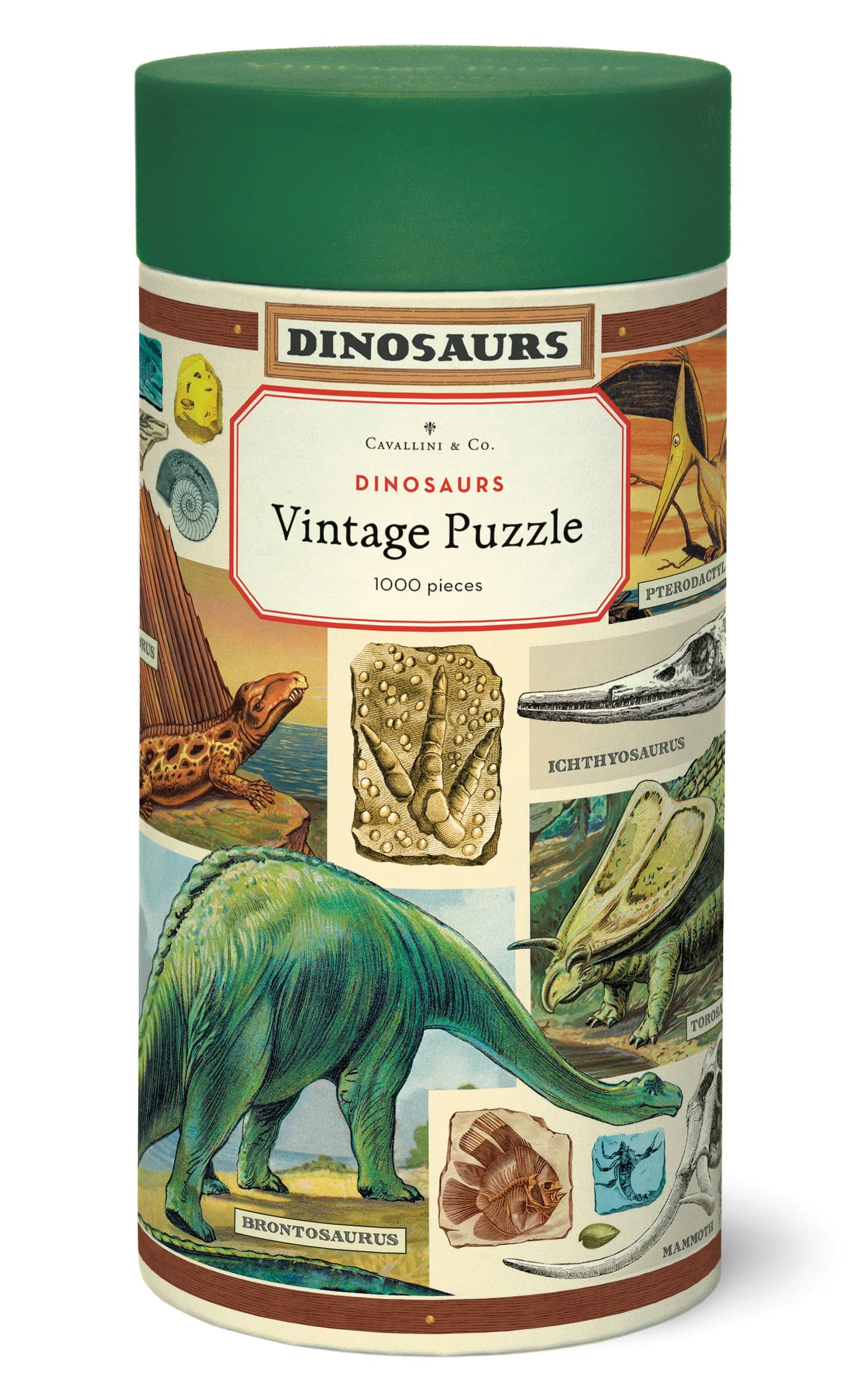 Cavallini & Co. 1000 Piece Vintage Print Puzzles - Multiple Options