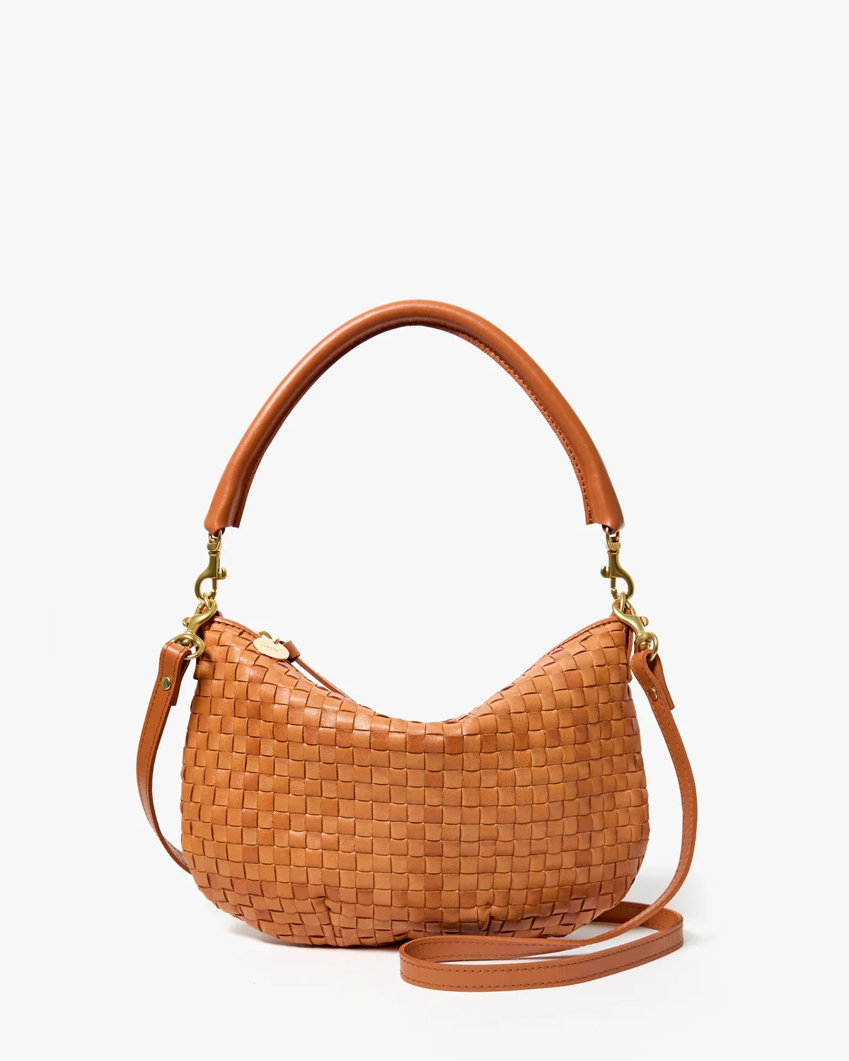 Clare V Petit Moyen, Natural Woven Checker