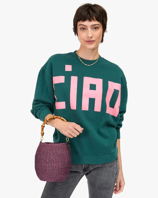 Clare V Pot de Miel w/ Bamboo Handle, Plumingo