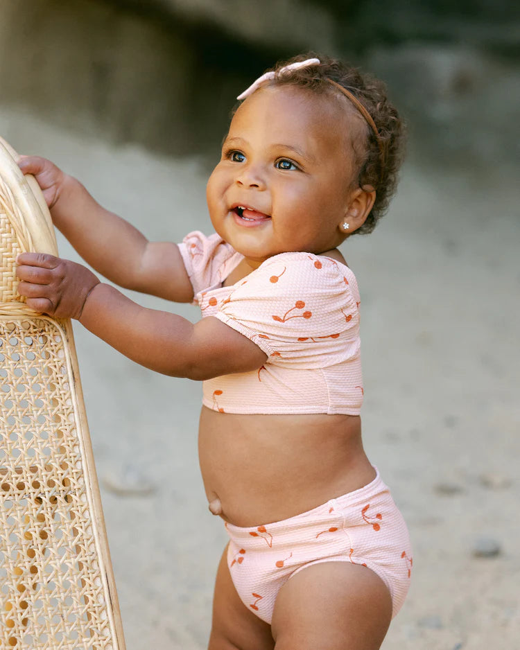 Quincy Mae Zippy Two-Piece, Cherries