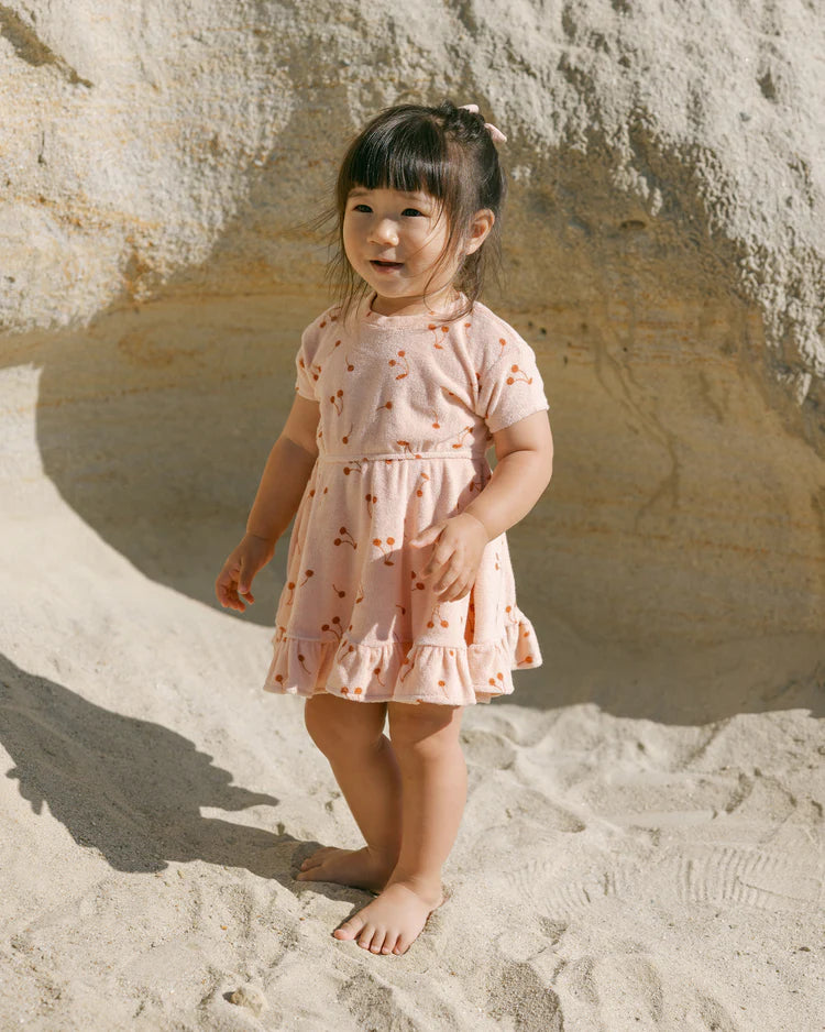 Quincy Mae Terry Dress, Cherries