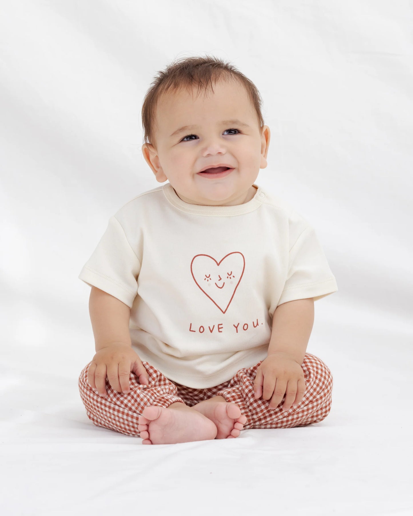 Quincy Mae Boxy Tee, Love