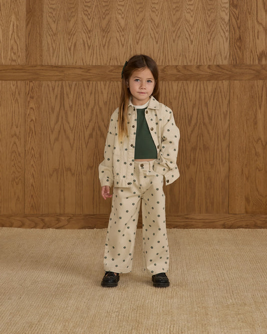 Rylee + Cru Straight Leg Pant, Mini Daisy