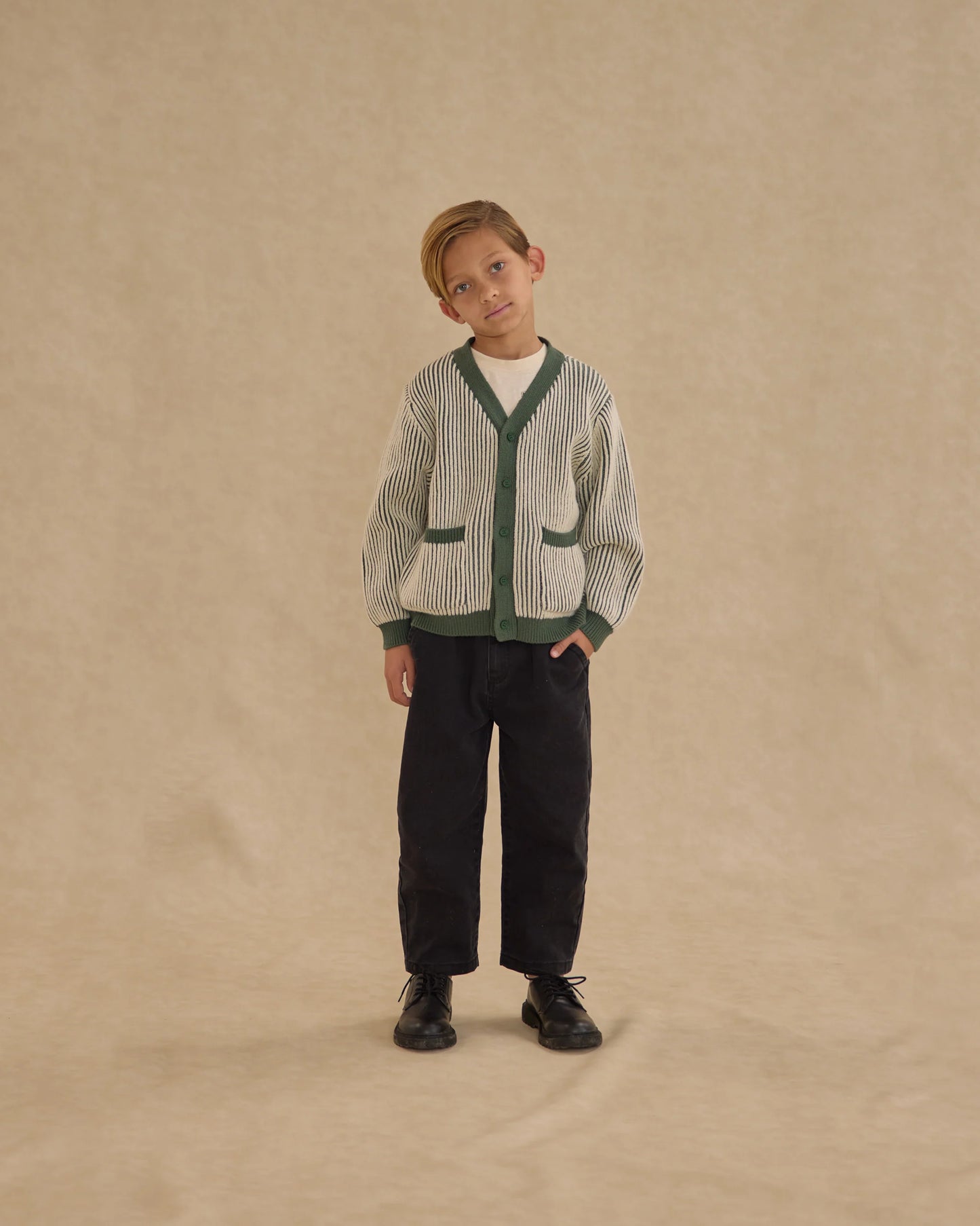 Rylee + Cru Baggy Pant, Washed Black