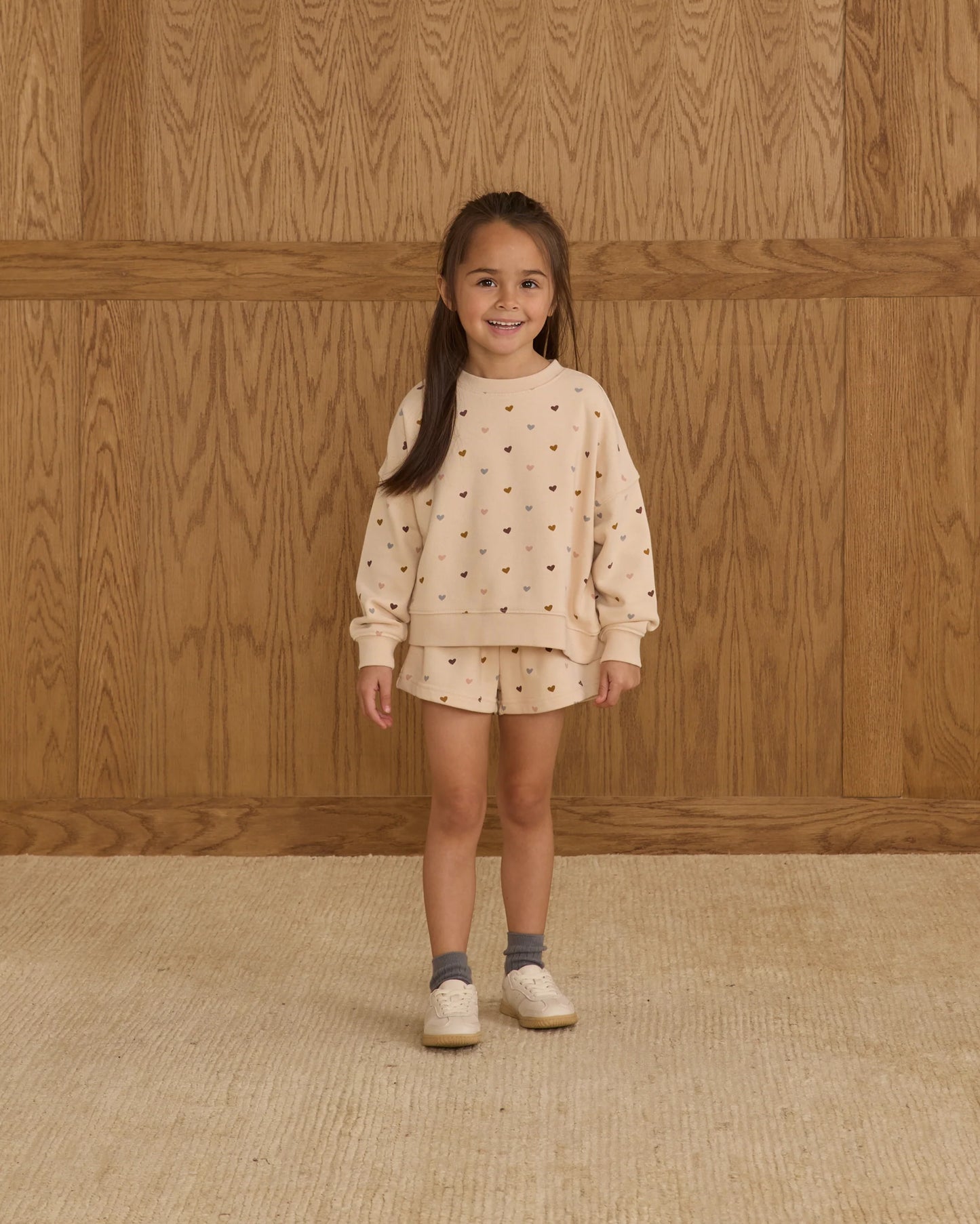 Rylee + Cru Boxy Pullover, Hearts