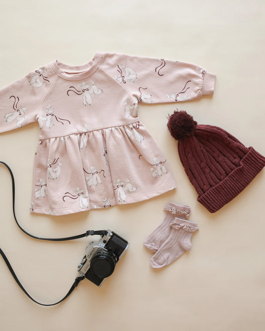 Rylee + Cru Raglan Dress, Poodles