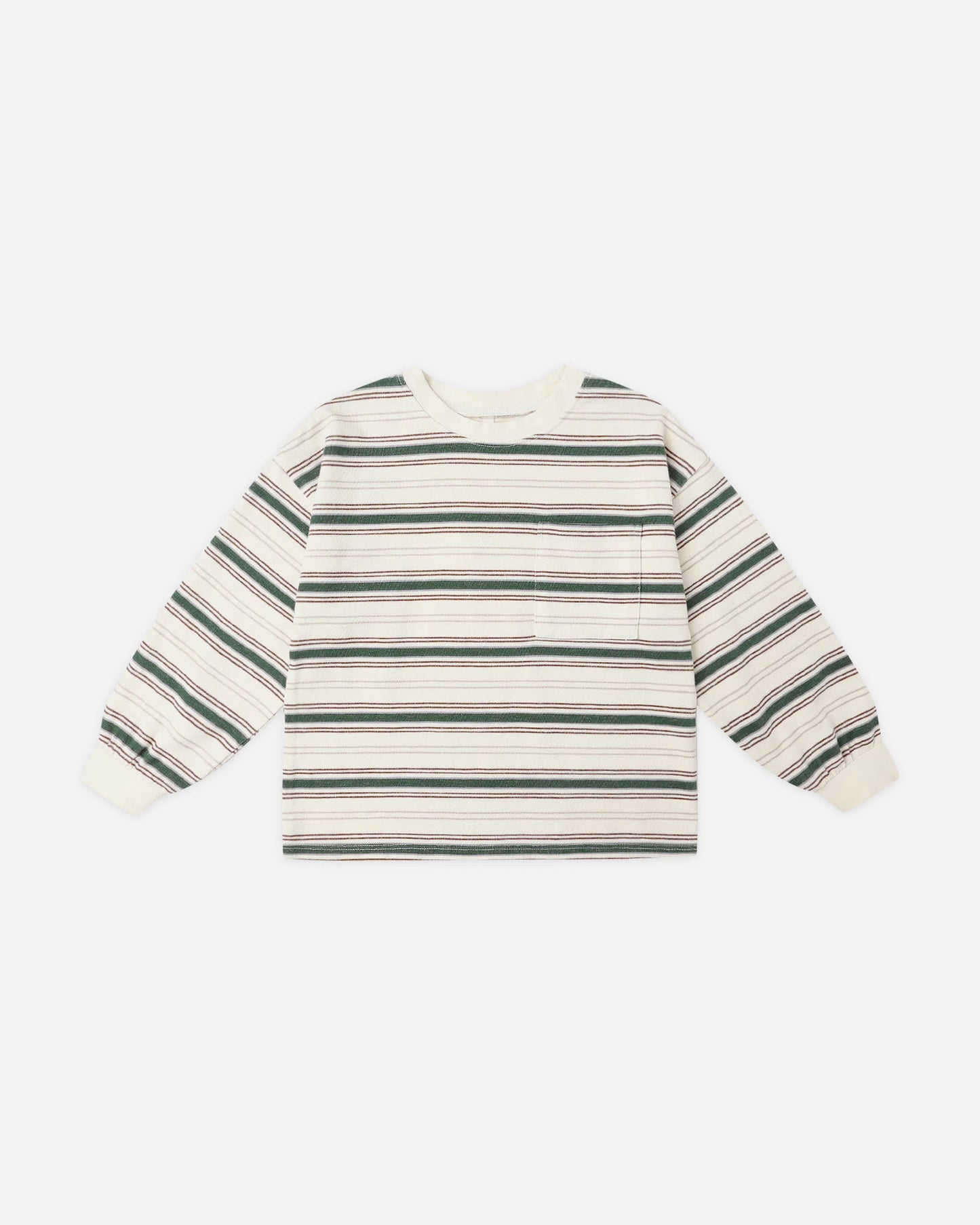 Rylee + Cru Relaxed Long Sleeve Tee, Vintage Stripe