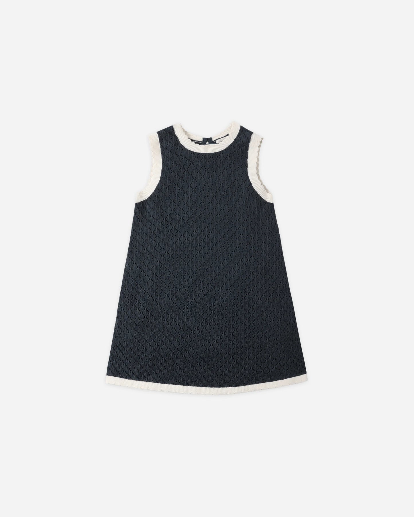 Rylee + Cru Crochet Tank Mini Dress, Navy