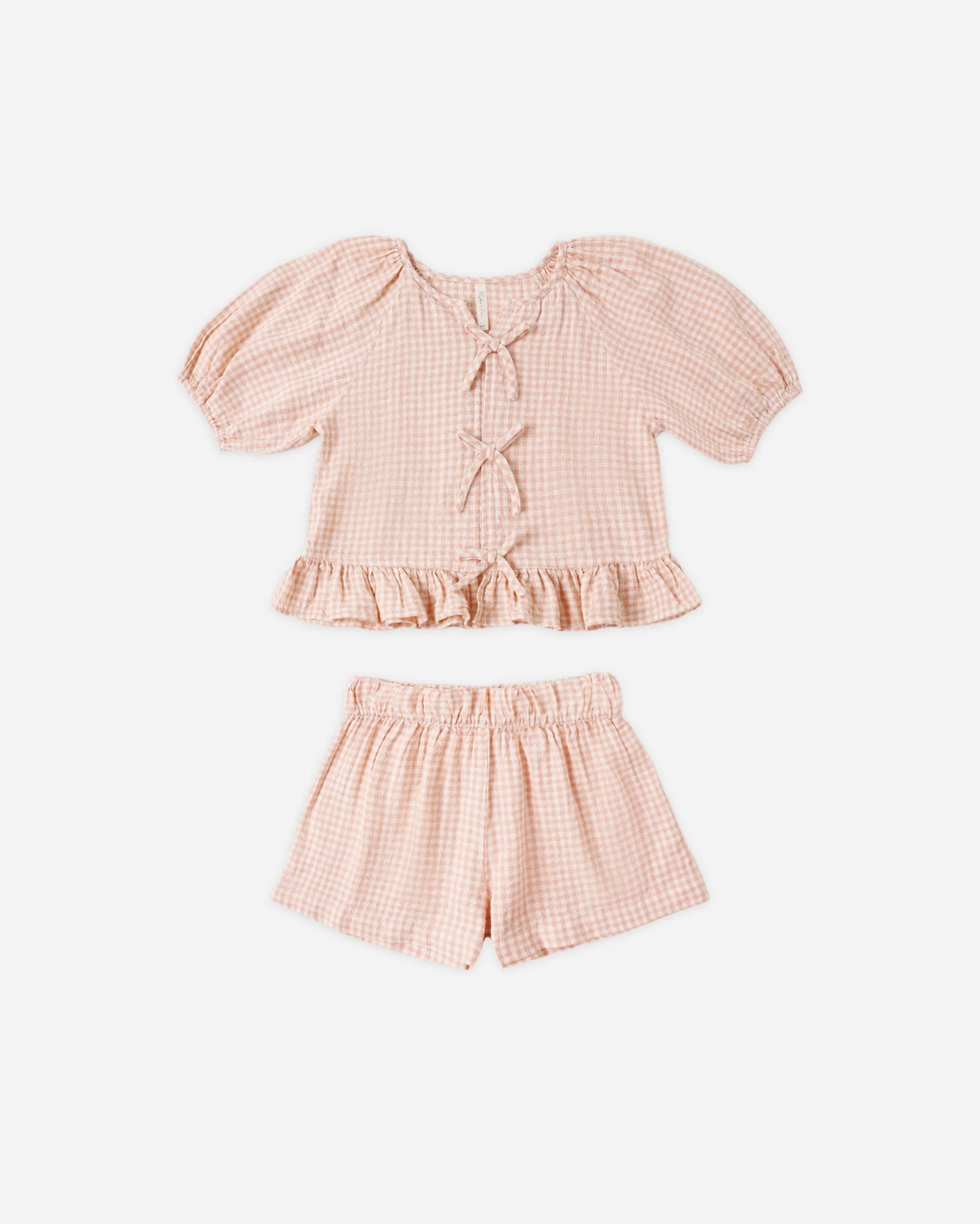 Rylee + Cru Juniper Set, Petal Gingham