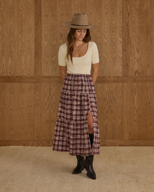 Rylee + Cru Women's Scallop Tee - Multiple Options