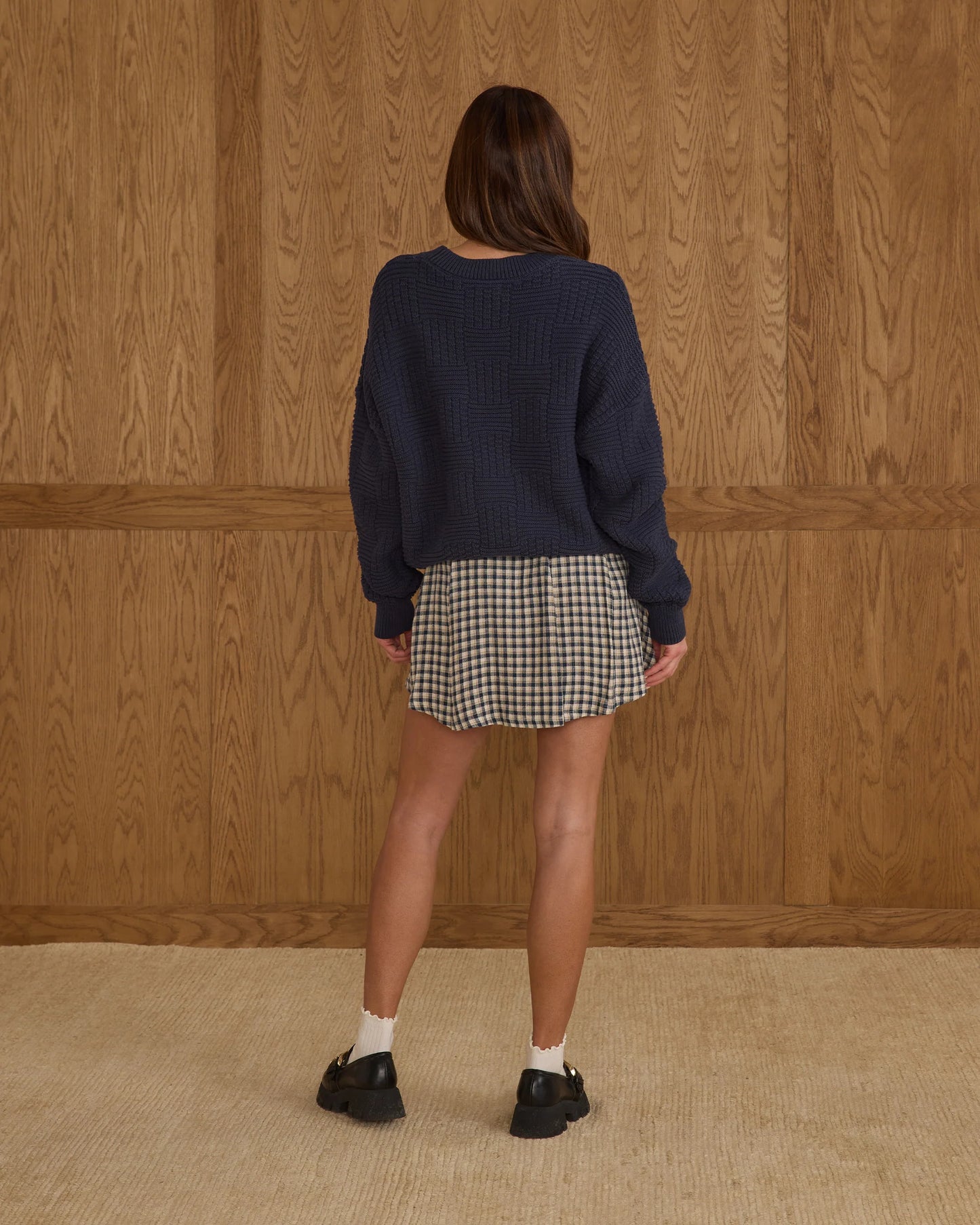 Rylee + Cru Women's Carolina Sweater, Navy