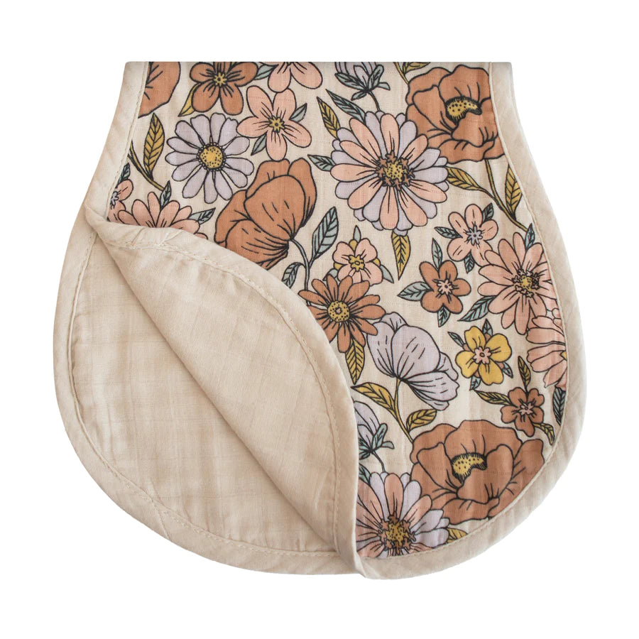 Mushie Organic Cotton Muslin Burp Cloth 2-Pack, Multiple Options
