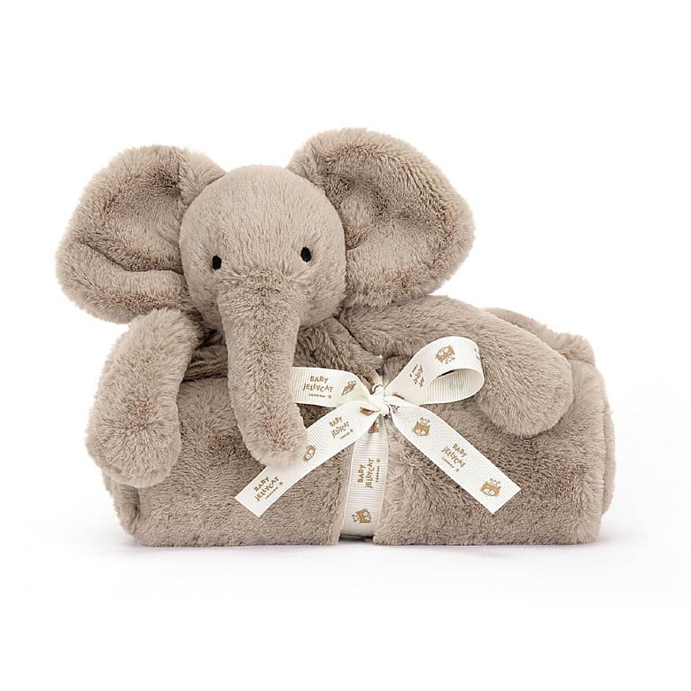 Jellycat Baby Luxe Smudge Elephant Blankie