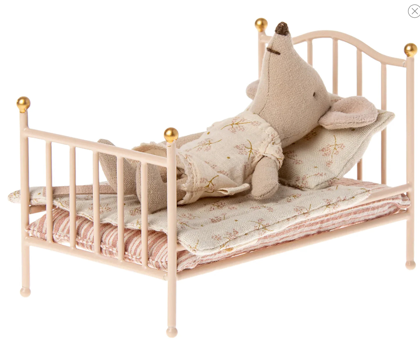 Maileg Vintage Single Bed, Mouse
