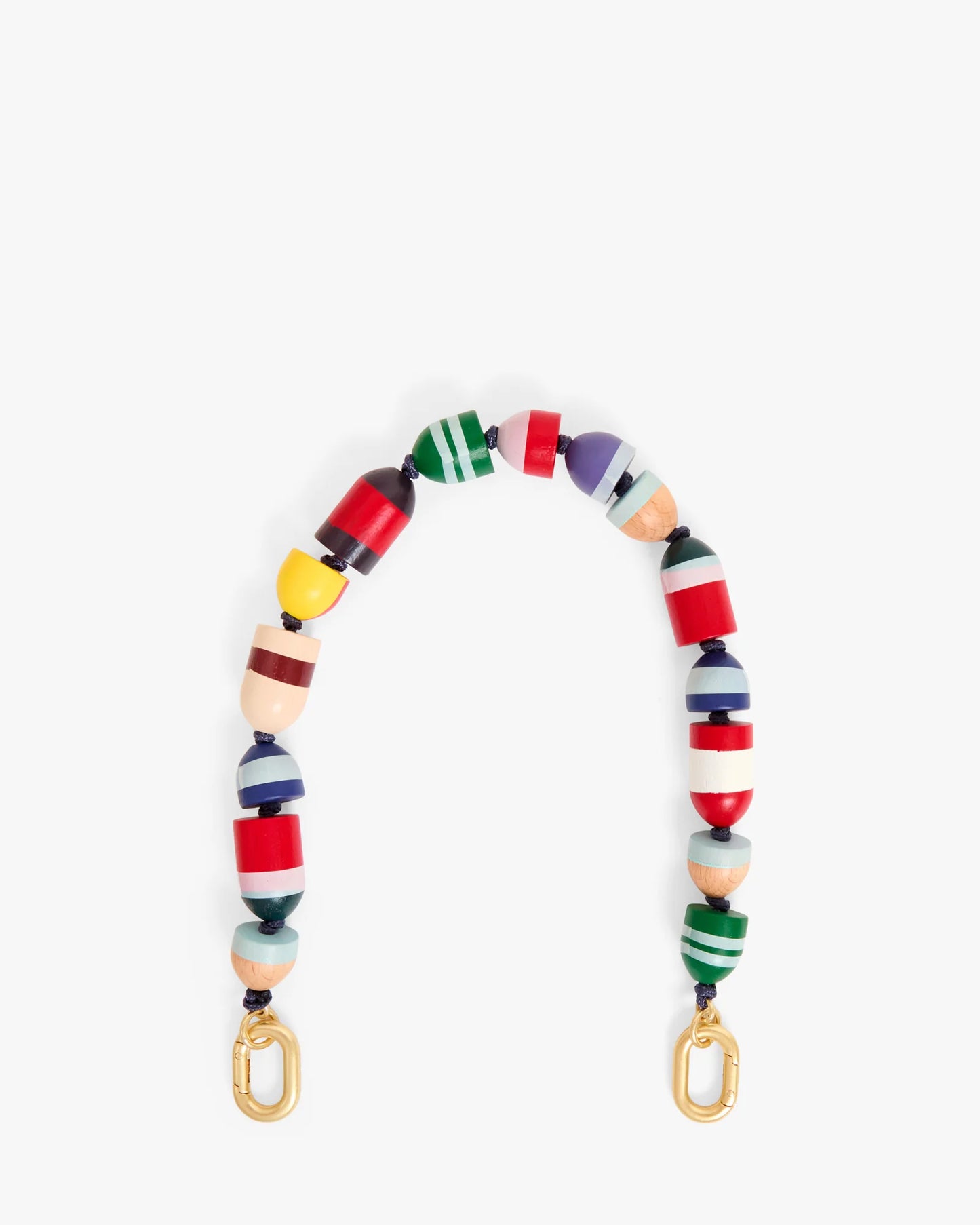 Clare V Shortie Strap, Multi Color Buoy