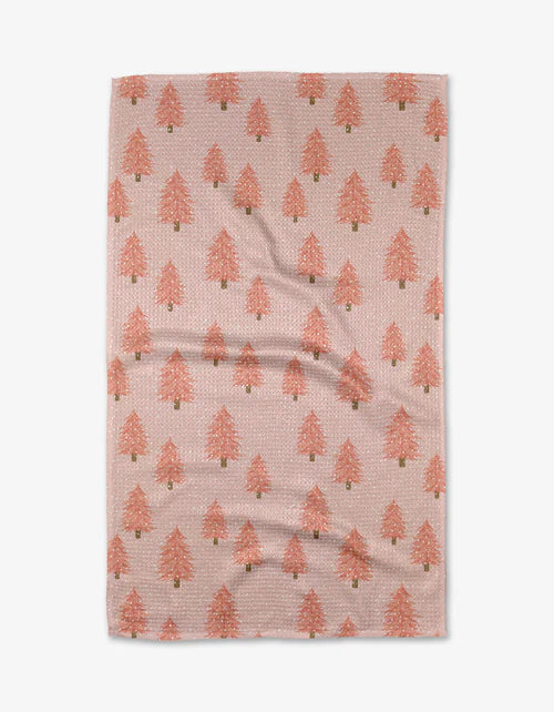 Geometry Holiday Tea Towel, Multiple Options