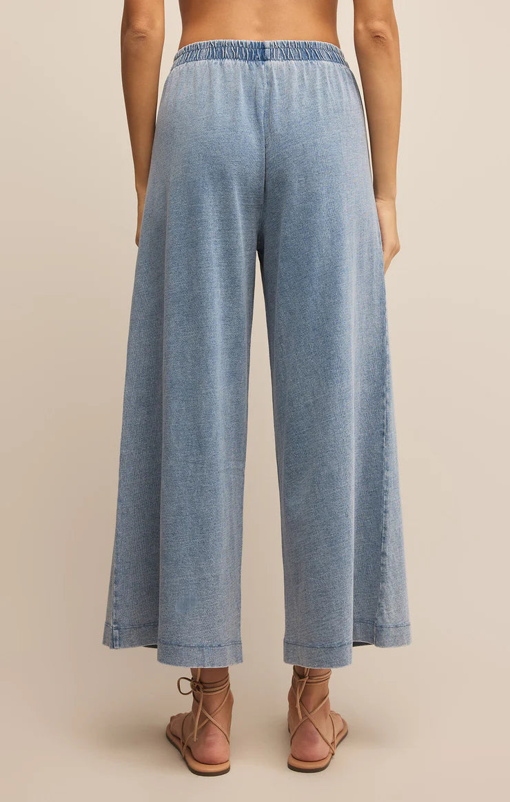 Z Supply Scout Jersey Denim Pant, Medium Indigo