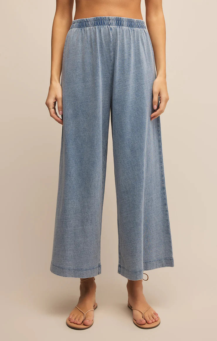 Z Supply Scout Jersey Denim Pant, Medium Indigo