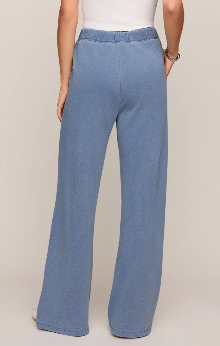 Z Supply Hunter Knit Denim Pant, Santorini Indigo