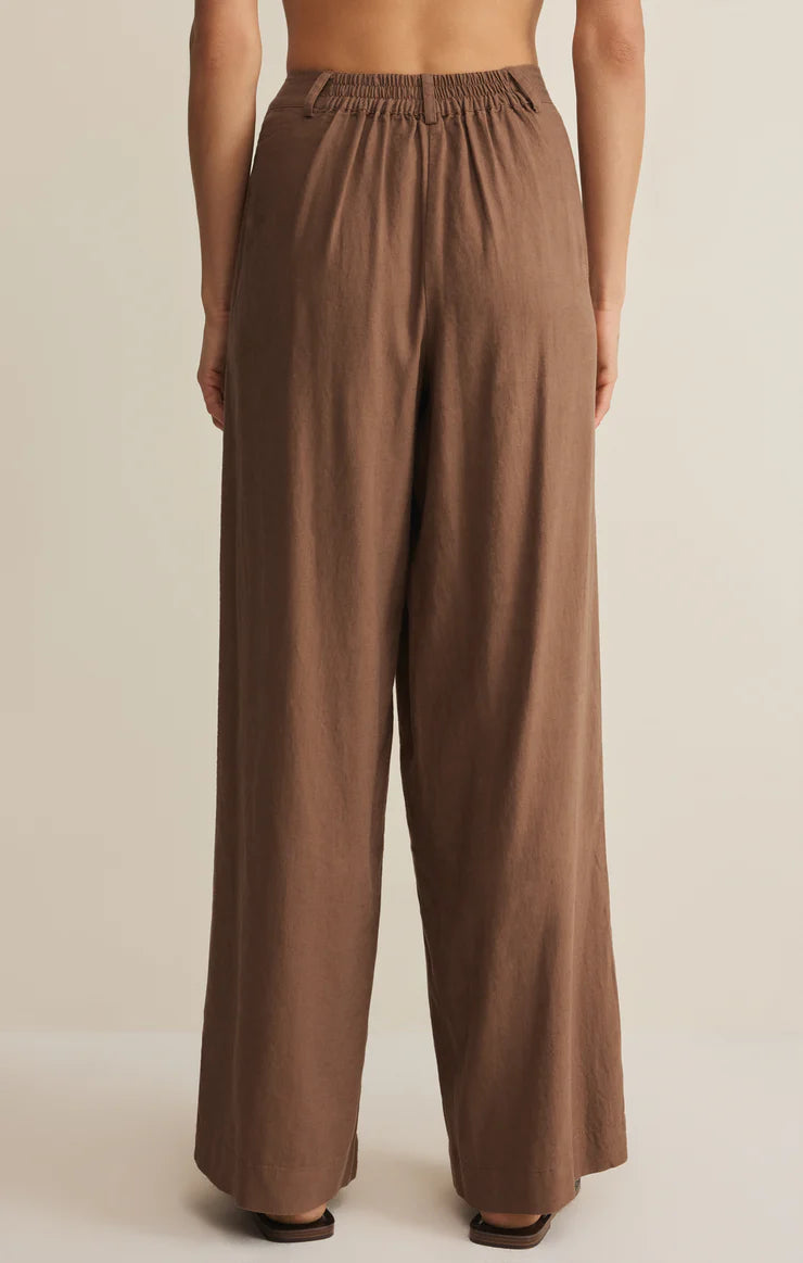 Z Supply Overlook Linen Pant, Palo Santo