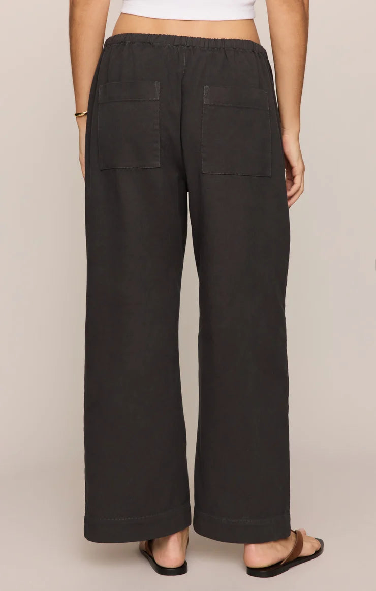 Z Supply Kit Twill Carpenter Pant, Ash Black