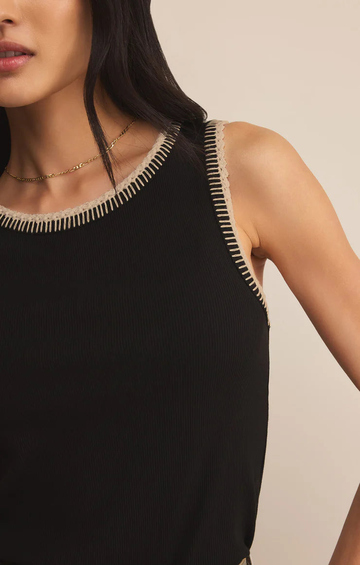 Z Supply Social Tank, Black