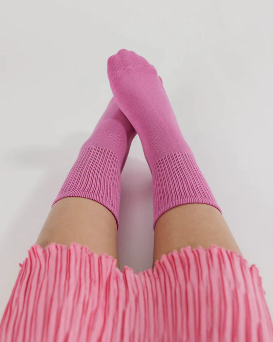 Baggu Ribbed Sock, S/M - Multiple Options