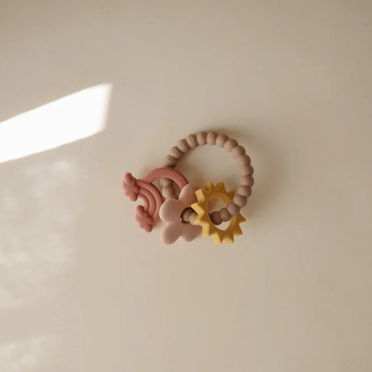 Mushie Nature Teething Ring