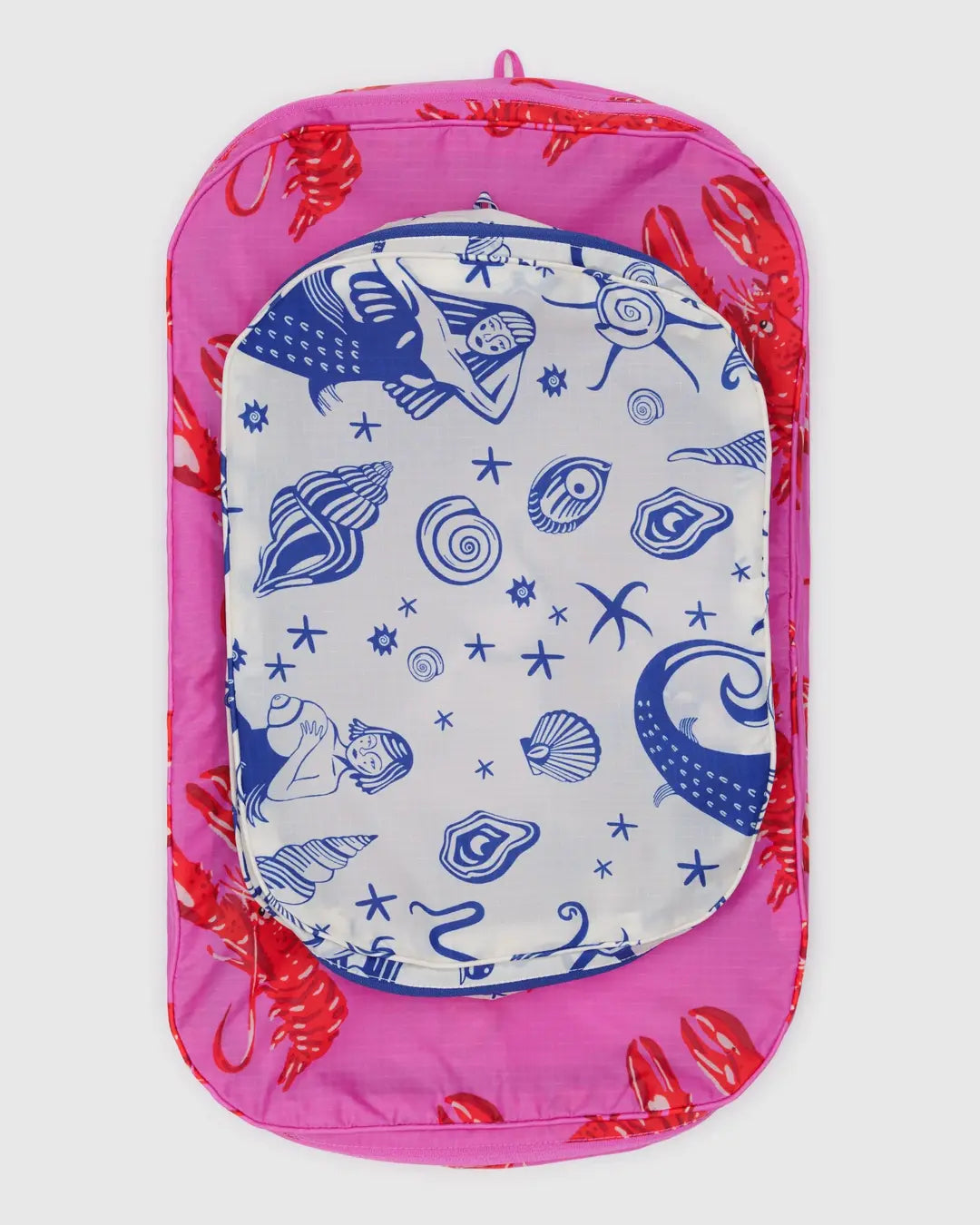 Baggu Large Packing Cube Set, Sea Creatures