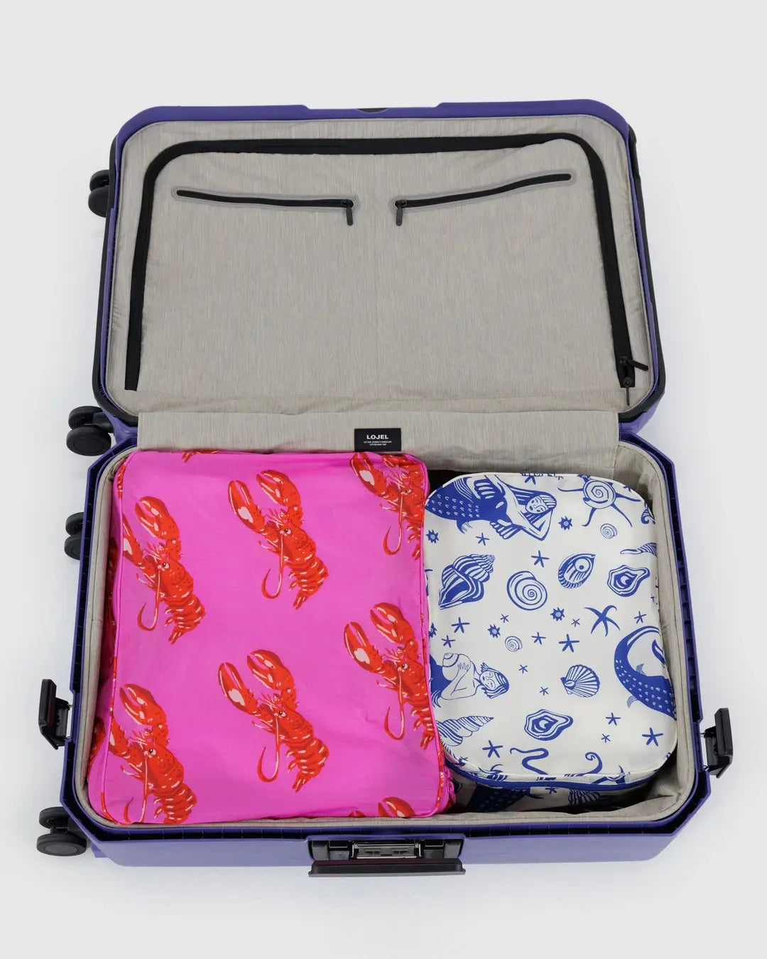 Baggu Large Packing Cube Set, Sea Creatures