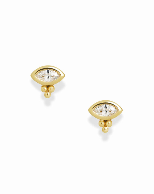 Mod + Jo Jocelyn Marquise Studs