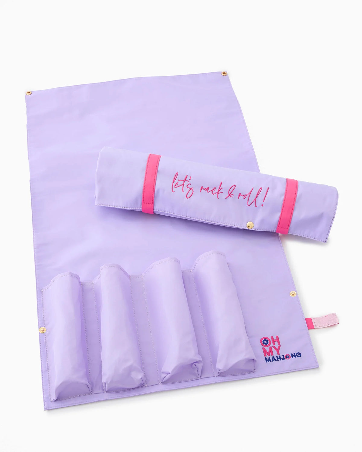 Oh My Mahjong Let's Rack & Roll Bag, Lilac