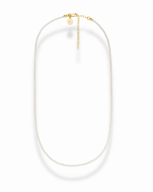 Mod + Jo Merit Gemstone Necklace, White Coral