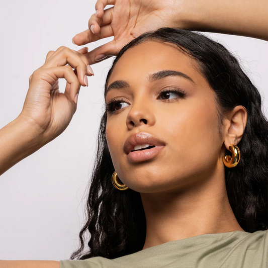 Mod + Jo Grayson Chubby Hoop Earrings - Multiple Options