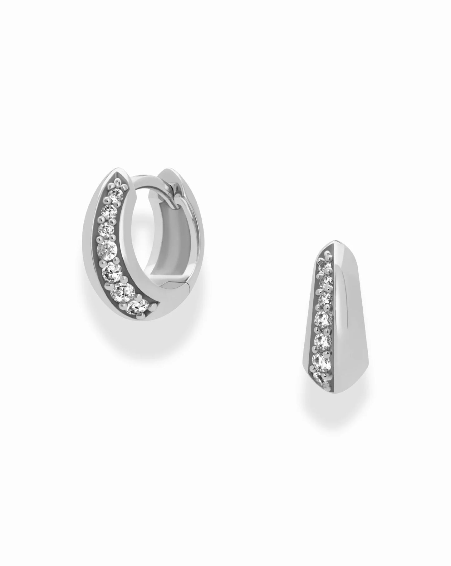 Mod + Jo Corey Pave Hoops - Multiple Options
