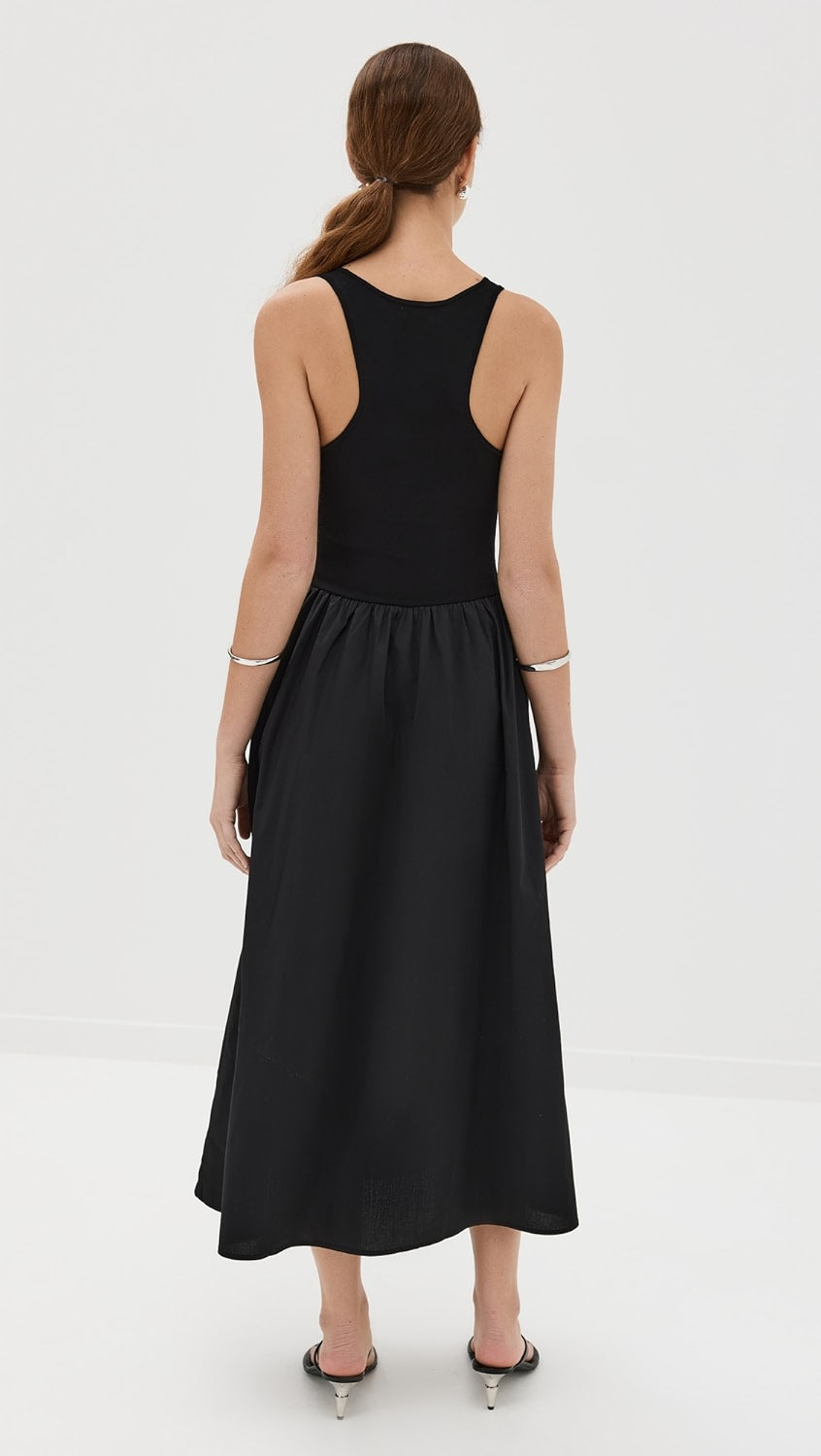 Pistola Faye Tank Dress, Noir