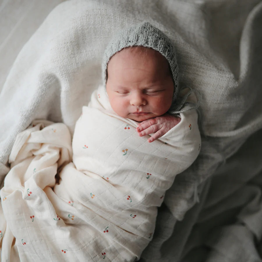 Mushie Muslin Organic Cotton Muslin Swaddle Blanket, Multiple Options