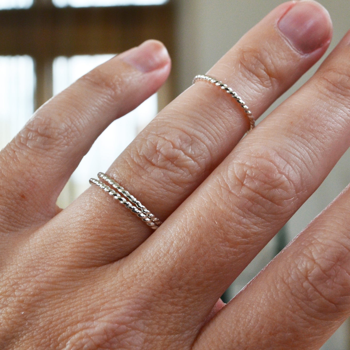 Glamrocks Glitter Stacking Ring - Multiple Options