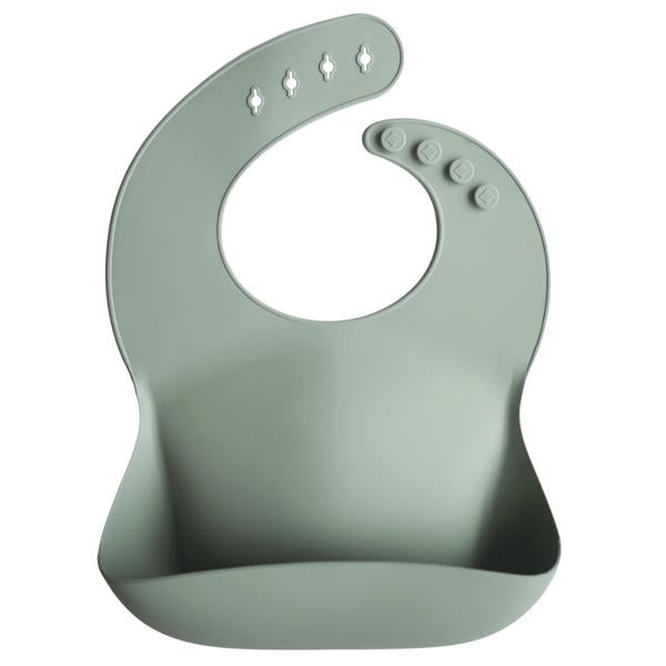 Mushie Silicone Baby Bib, multiple options