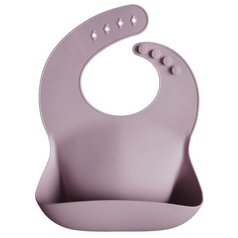 Mushie Silicone Baby Bib, multiple options