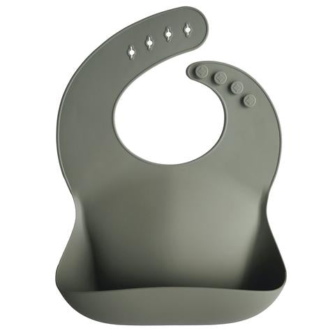 Mushie Silicone Baby Bib, multiple options