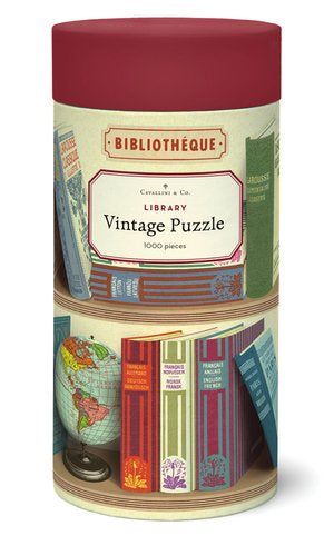 Cavallini & Co. 1000 Piece Vintage Print Puzzles - Multiple Options