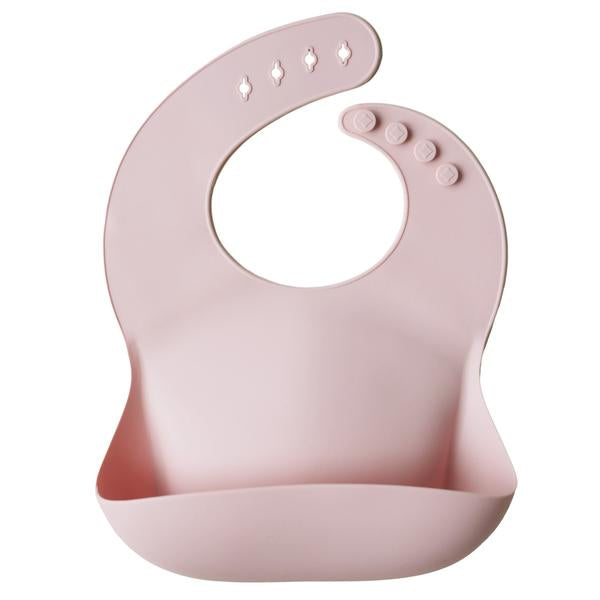 Mushie Silicone Baby Bib, multiple options