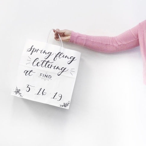 Spring Fling Lettering!